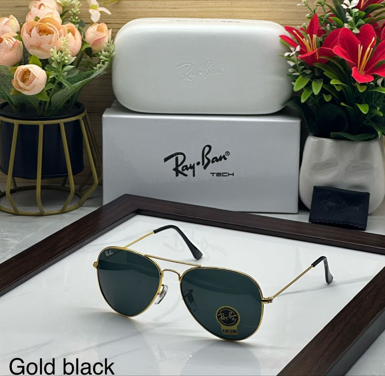 Araybana Aviator Rb 3025 Gold Black