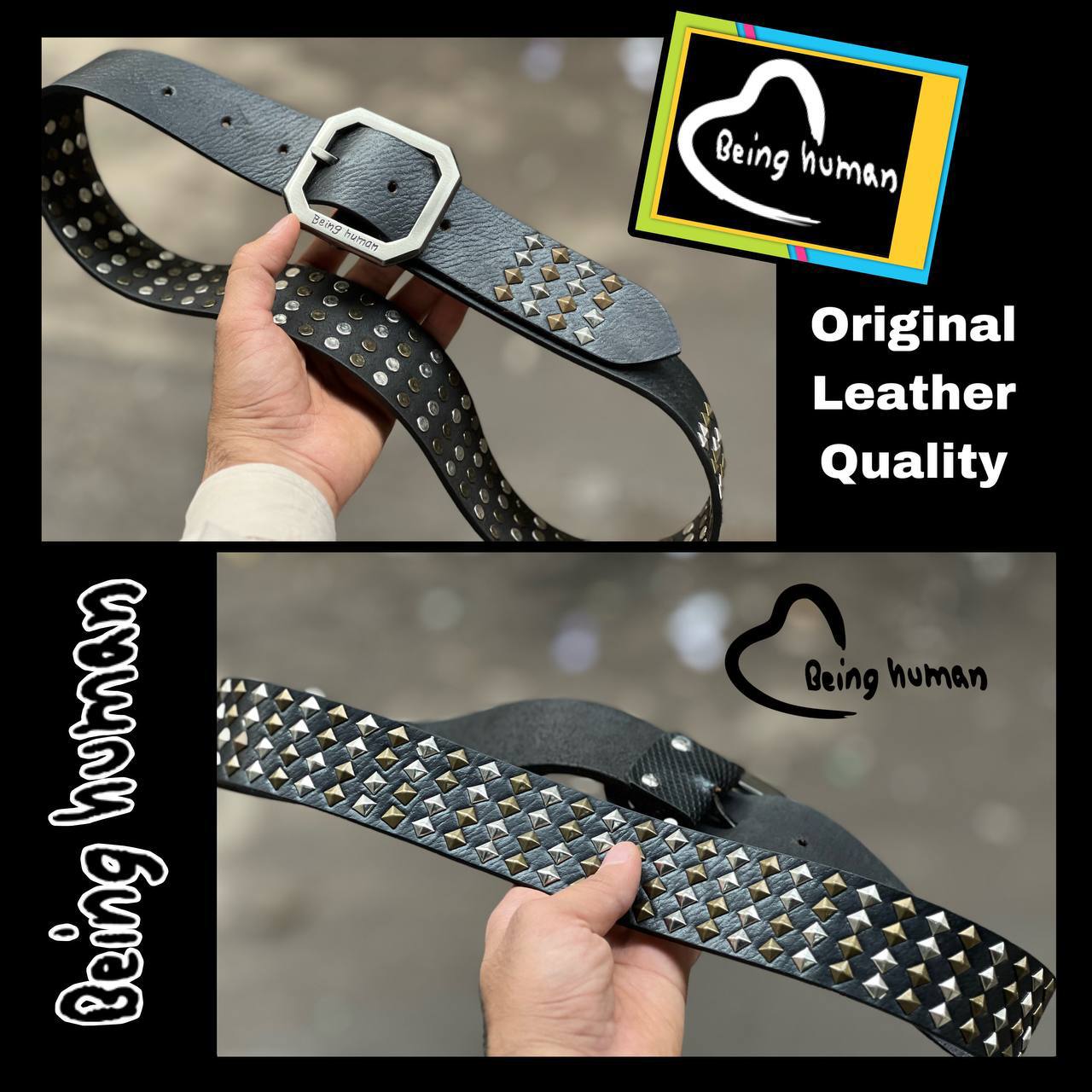 Abeing Humana Original Leather Quality Ribbit Belt