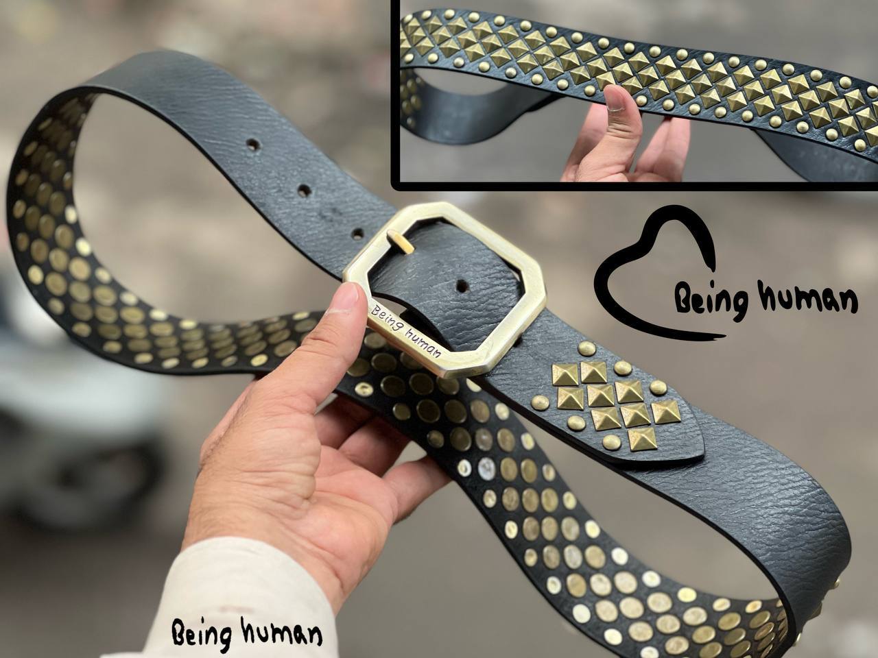 Abeing Humana Original Leather Quality Ribbit Belt Gold