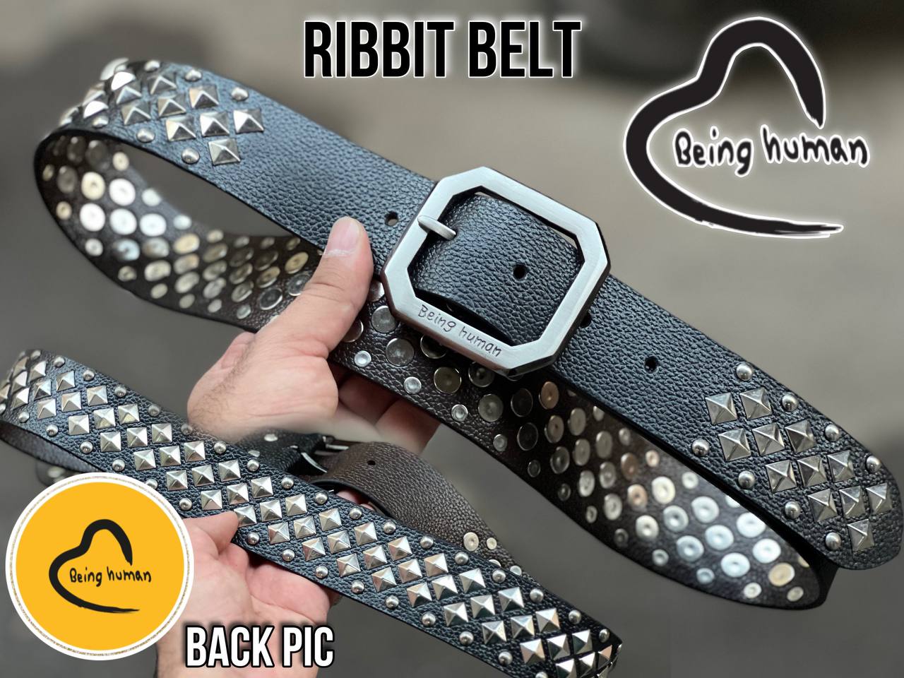 Abeing Humana Original Leather Quality Ribbit Belt 1