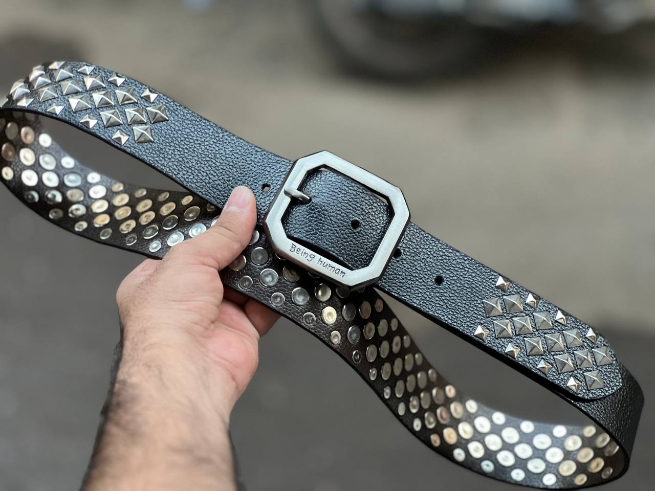 Abeing Humana Original Leather Quality Ribbit Belt Square Ribbit