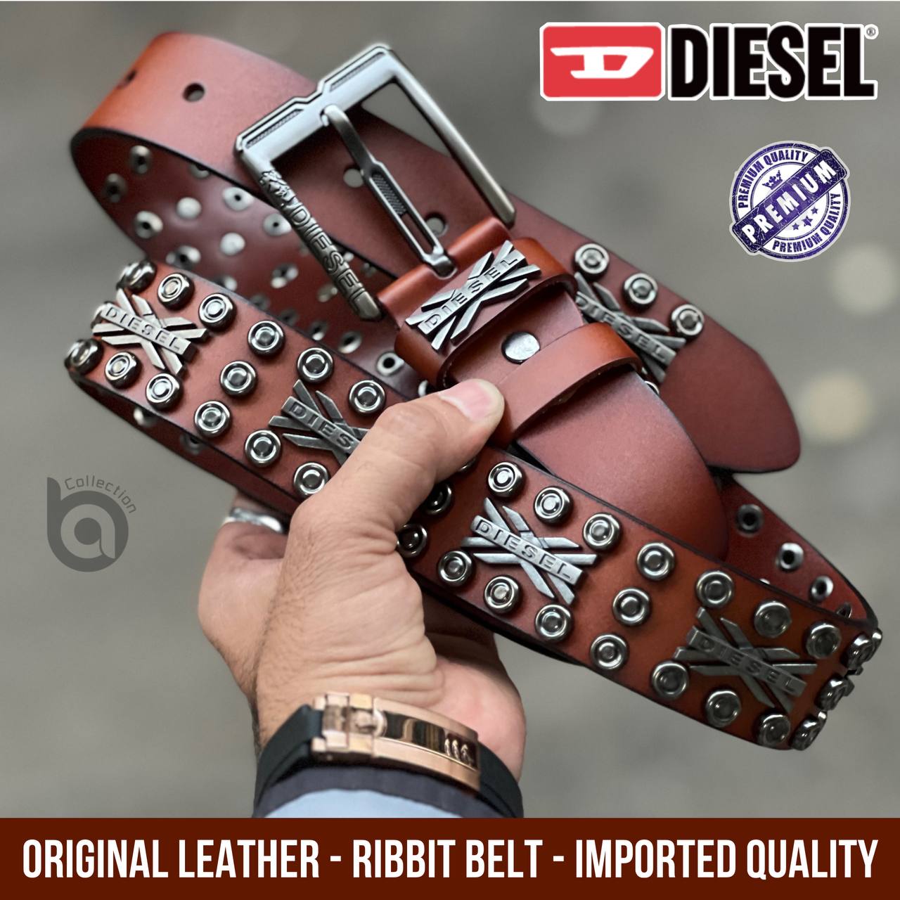 Adiesela Original Leather Ribbit Belt Very Premium Imported Quality Ten 5