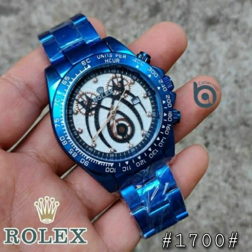 Arolexa Daytona Spider Blue Date Working Quartz