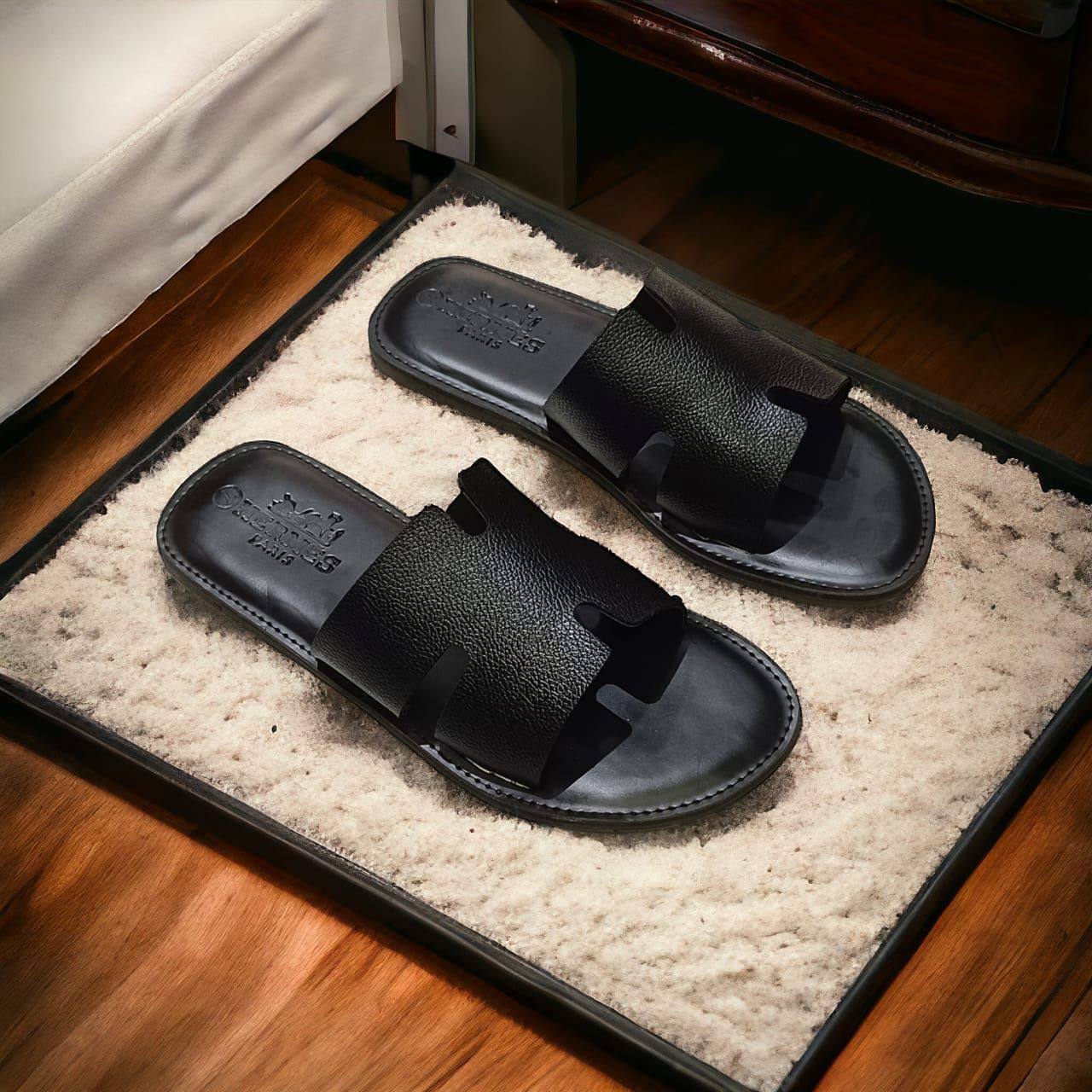 Ahermesa Slider Flip Flop Black