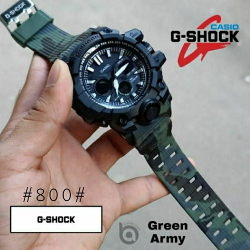 Acasio G-Shocka 20Bar Split Green Army Digital Quartz