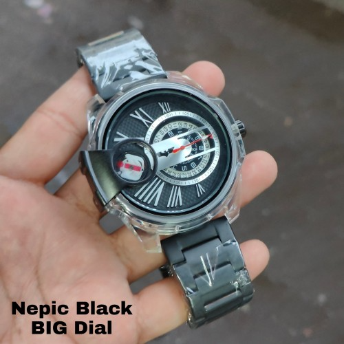 Anepica N8850 Chain Silver Black Transparent All Working Quartz