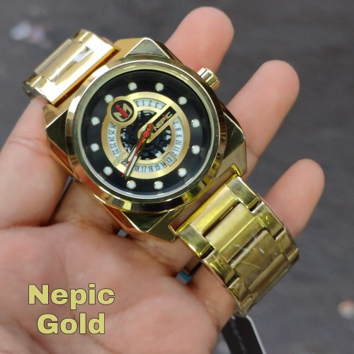 Anepica N6017 Chain Gold Square Adiesela Dial Quartz