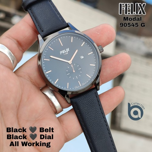 Afelixa 90545 G Full Black  All Working  Quartz