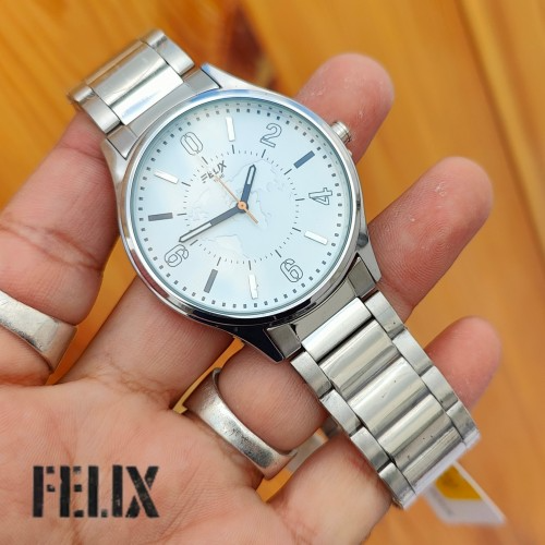 Afelixa 90551G Earth Silver Metal Chain White Dial Quartz