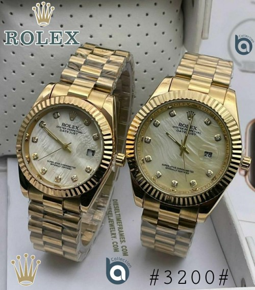 Arolexa 16233 Oyster Full Gold Diamond Dial Datejust Quartz